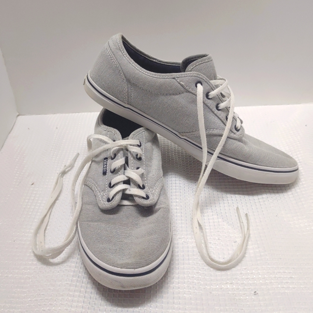 Vans Atwood Striped Sneaker Navy Blue/White